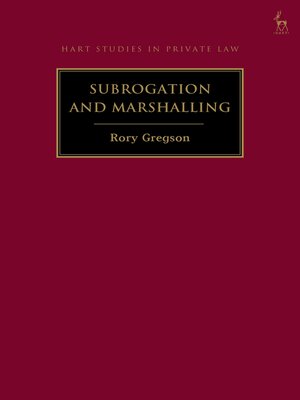 cover image of Subrogation and Marshalling